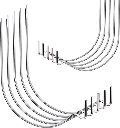 Vista 9 de FURHUA Paquete de 20 ganchos súper resistentes para cuadros y oficina, ganchos para pared para colgar imágenes, ganchos de pared, perchas