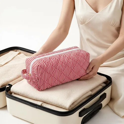 Vista 5 de HiTotes Bolsa de viaje para herramientas para el cabello, compatible con Dyson Airwrap acolchada con estampado de leopardo, estuche de viaje