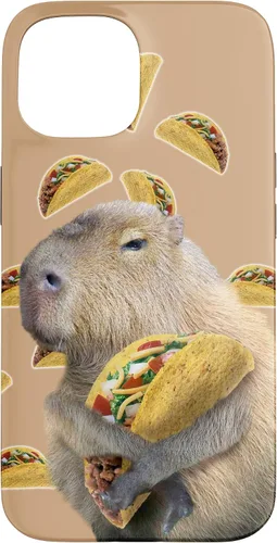 Vista 6 de Capybara Capybaras Eating Taco - Carcasa para iPhone 17