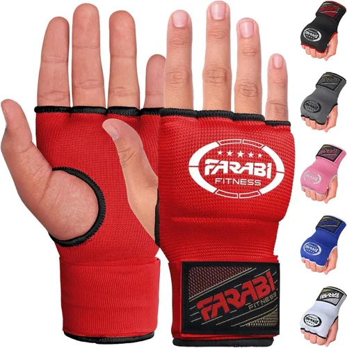 Vista 7 de Boxing Hand Wraps Gel Padded Inner Gloves Elastic for Men & Women Boxing Wraps with Quick 32 Inches Long Wrist Straps, for MMA, Muay Thai