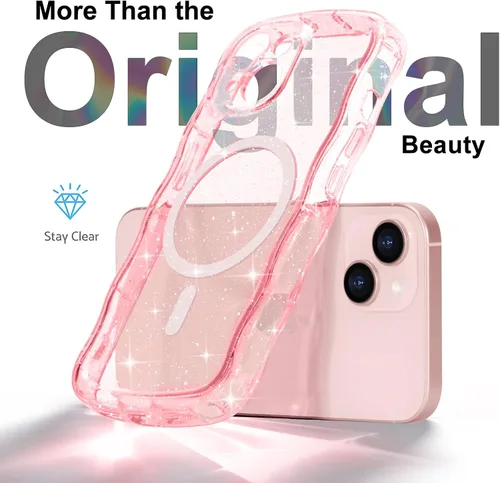 Vista 271 de Pepmune Funda magnética para iPhone 17 Pro Max, color rosa