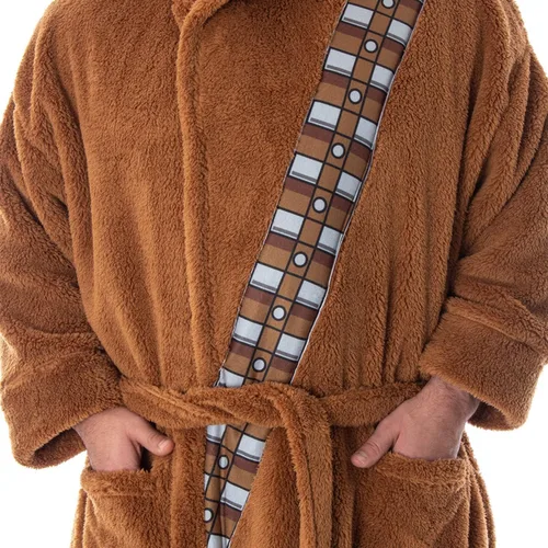 Vista 5 de Star Wars Chewbacca - Bata de felpa de forro polar, Marrón