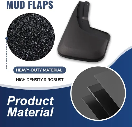 Vista 4 de PIT66 Guardabarros contra salpicaduras, compatible con Silverado 1500 2014-2018/Silverado 2500 3500 2015-2018 (guardabarros delanteros moldeados)