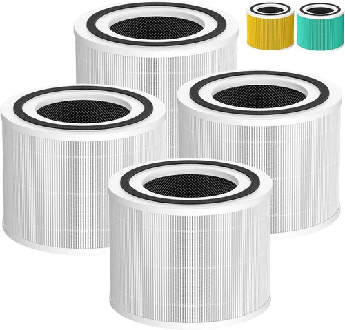Vista 10 de Paquete de 2 filtros de repuesto 240 compatibles con purificador de aire Puro 240, filtro de repuesto 3 en 1 con capa de carbón activado