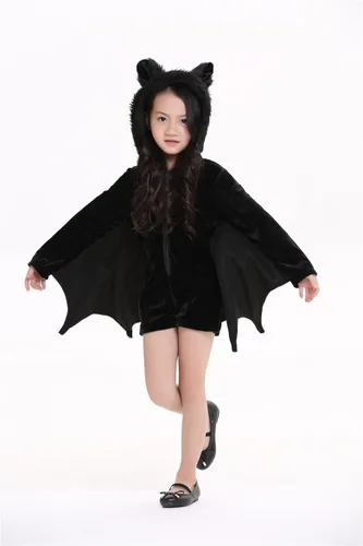 Vista 3 de Cozy Bat Jumpsuit Halloween Party Animal Costume Cosplay