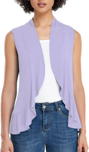 Vista 10 de Xeoxarel - Chaleco sin mangas de mujer con parte delantera abierta (S-3XL)