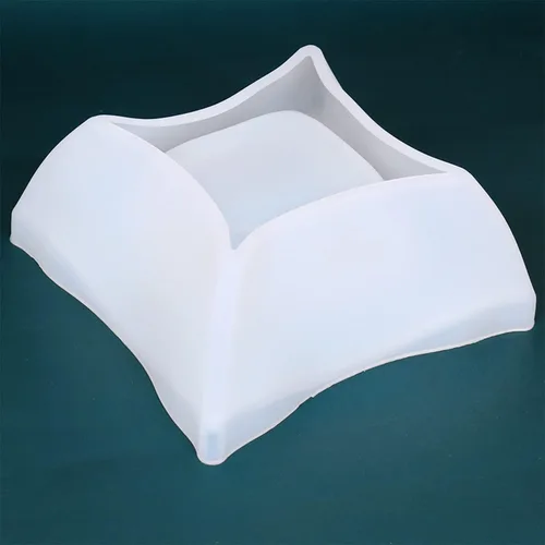 Vista 8 de Molde de silicona cuadrado de resina para macetas, moldes de hormigón de arcilla para jarrón, molde de fundición de resina para macetas de bricolaje