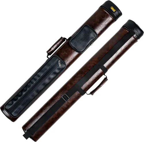 Vista 6 de Estuche para taco de piscina Billmart, Estuche de transporte de palo de piscina duro de 2 x 3, Accesorios para palo de billar Azul
