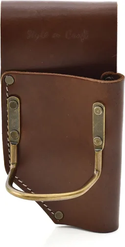 Vista 2 de Style N Craft Pliers and Hammer Holder, Multi Tool Holder, Full-Grain Leather Tool Pouch