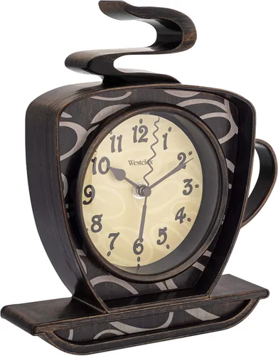 Vista 3 de Westclox 32038 Coffee Time reloj de pared 3D, Metal