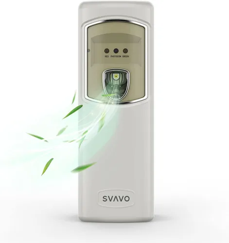 Vista 9 de SVAVO Dispensador automático de ambientador, montado en la pared/de pie, dispensador de aerosol automático programable para interiores, dormitorio