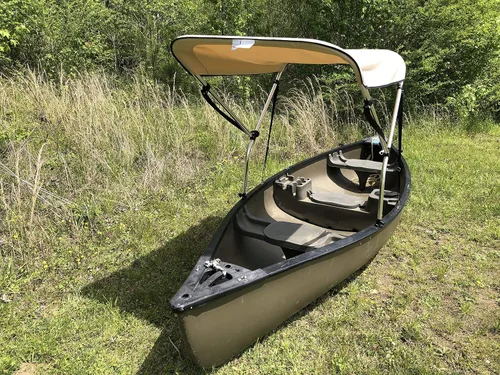 Vista 3 de Cypress Rowe Outfitters Parasol para canoa/kayak beige de 3' x 6