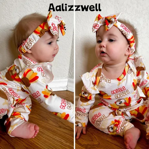 Vista 95 de Aalizzwell Conjunto de mameluco acanalado para bebé recién nacido prematuro para otoño e invierno