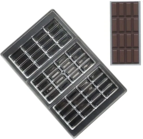 Vista 16 de Grainrain molde de chocolate de policarbonato, molde de barra de chocolate de policarbonato en forma de corazón, regalo para el día de San Valentín 1
