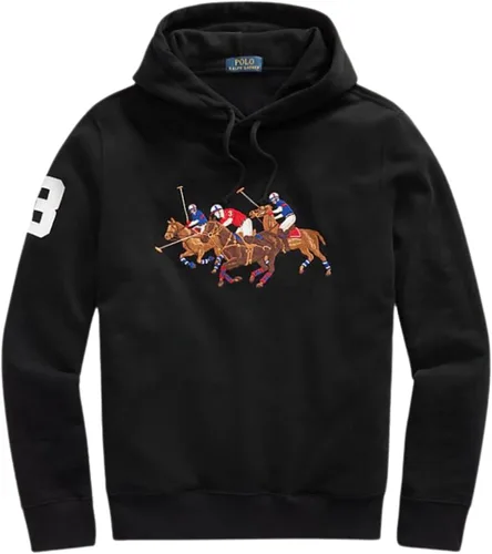 Vista 2 de POLO RALPH LAUREN Triple Pony - Sudadera con capucha de forro polar para hombre