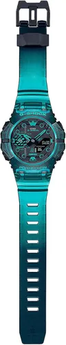 Vista 2 de Casio G-Shock GAB001G-2A - Reloj analógico digital para hombre, color verde claro, Transparente Verde, Toque
