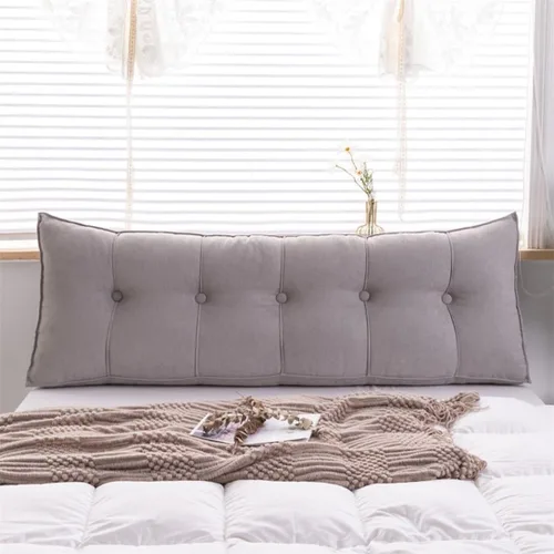Vista 2 de Almohadas de cuña para cabecero + almohada de cuña para descansar y leer, cojín triangular súper suave, soporte de posicionamiento, almohadas largas