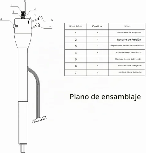 Vista 6 de X-AVION GM - Columna de dirección de acero inoxidable cromado de 32 pulgadas, estilo manual, universal para automóviles GM