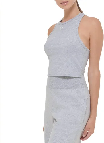 Vista 2 de Calvin Klein Performance Women's Calvin Klein Basic Racerback Cropped Top