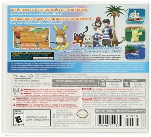 Vista 2 de Pokemon Sun and Pokemon Moon Dual Pack - 3 Bonus First Partner Pokemon Figures Nintendo 3DS
