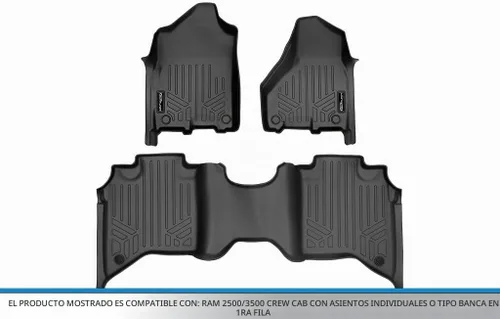 Vista 5 de MAXLINER - Revestimientos de piso de 2 filas para Ram 2500 Crew Cab 2019-2026 Ram 2500 2019 - 2025