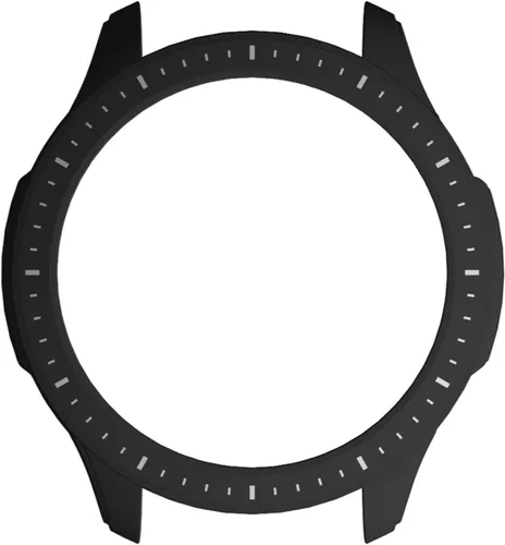 Vista 2 de Funda protectora para Amazfit GTR 4, a prueba de golpes, duradera, de policarbonato duro, accesorios para Amazfit GTR 4 Smartwatch (negro y blanco)