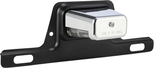 Vista 8 de Partsam Luz LED para matrícula, impermeable, 12 V CC, luz de etiqueta de licencia con soporte, orificio de drenaje, montaje de soporte de acero