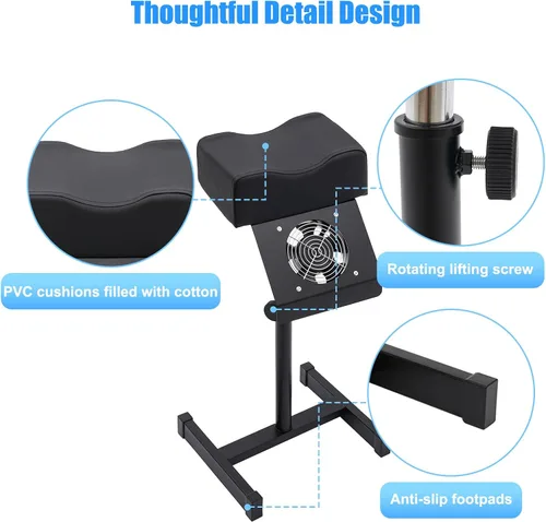 Vista 6 de Soporte de pie de pedicura, reposapiés de manicura de pedicura ajustable con ventilador extractor de polvo y bolsa, silla de pedicura antideslizante