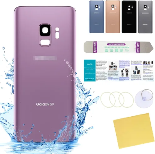 Vista 80 de Compatible con Samsung Galaxy Note 8 - Carcasa trasera de repuesto de cristal de 6.3 pulgadas, SM-N950, todos los portadores con manual de Negro