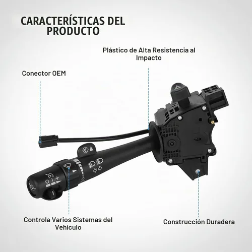 Vista 4 de Interruptor de señal de giro para Chevy Silverado Tahoe Suburban Avalanche Trailblazer GMC Sierra Envoy Yukon 2002-2009, interruptor multifunción
