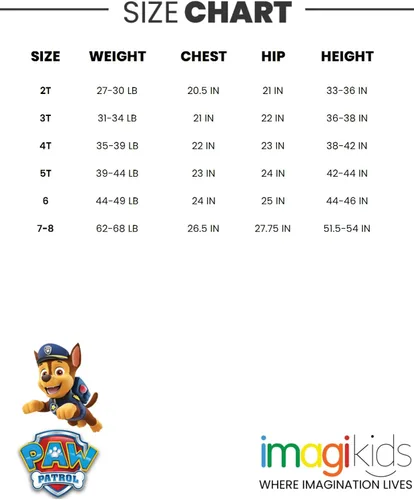 Vista 7 de Nickelodeon Paw Patrol Rubble Marshall Chase, paquete de 3 camisetas para niños pequeños a niños pequeños