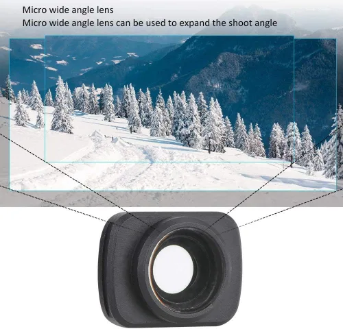 Vista 2 de Juego de 3 filtros para Osmo, micro gran angular/10X macro/ojo de pez Kit de filtro de lente para cámara OSMO