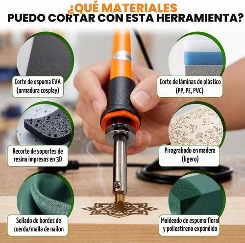 Vista 11 de Herramienta de corte caliente del cuchillo 30W, calabaza eléctrica que