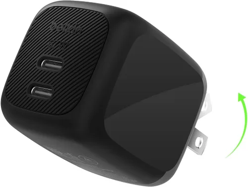 Vista 7 de Belkin Bloque de carga dual USB C de 60 W (paquete de 2) con carga súper rápida PPS - Samsung Galaxy S25, Apple iPhone 17, Air, Pro, Pro Max, iPad