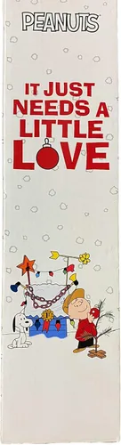 Vista 5 de ProductWorks Árbol de Navidad Charlie Brown de 18 pulgadas con cobija Linus de Peanuts