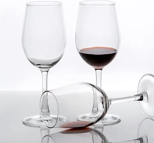 Vista 4 de C CREST Elegantes copas de vino tinto de 11.2 onzas para fiesta, boda, juego de 8
