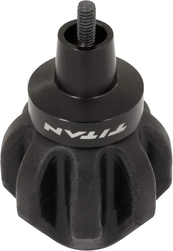 Vista 7 de Allen Company Titán Crossbow Bolt De-Cocking Head, roscas de flecha estándar AMO/ATA, silicona/acero, negro