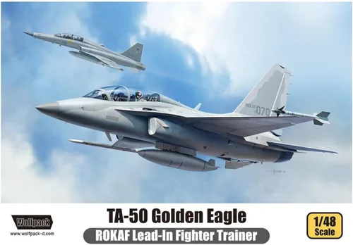 Vista 7 de ウルフパックデザイン Wolf Pack Design 1/48 Korean Air Force TA-50 Golden Eagle Lift Premium Edition Modelo de plástico WOLWP14816 Color moldeado