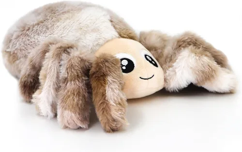 Vista 7 de Animal de peluche de araña mentirosa calentable y refrigerable, almohadilla térmica para microondas para calambres menstruales, lindos peluches