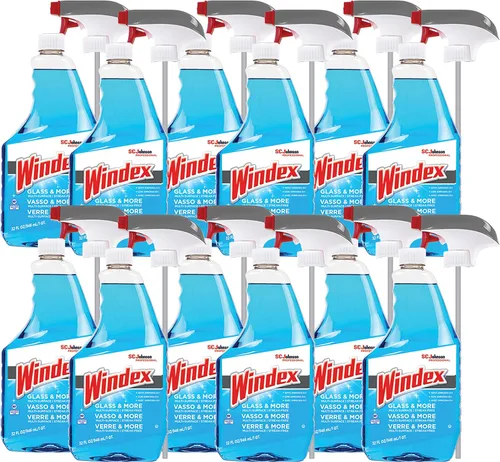 Vista 7 de SC Johnson Windex Windex Limpiador de vidrios, 32 onzas, azul, paquete de 1
