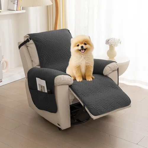 Vista 2 de Deep Dream Fundas impermeables para silla reclinable, funda antideslizante para sofá reclinable, protector de muebles para niños perezosos, funda