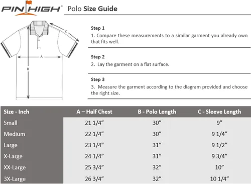 Vista 5 de Pin High Camisa polo de golf de rendimiento para hombre, camisa de golf de ajuste moderno, polo de manga corta de ajuste seco