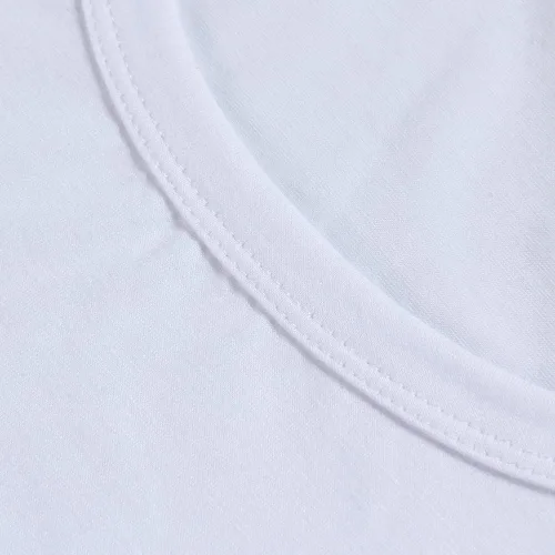 Vista 2 de Roselux Camiseta básica ajustada de manga corta con cuello redondo para mujer