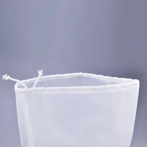 Vista 2 de Bolsa coladora de nailon de 75 micrones, bolsa de filtro de alimentos multiusos de grado alimenticio para leche de nueces, jugo, cerveza fría, 2