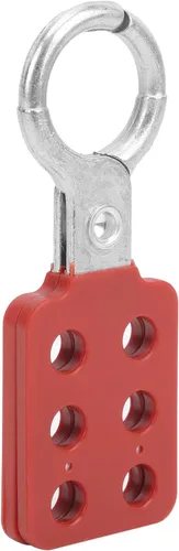 Vista 8 de 10 cerrojos de bloqueo, 6 agujeros de aluminio con bloqueo de seguridad para la industria química, energía eléctrica, gasolina, 0.984 in / 1.0