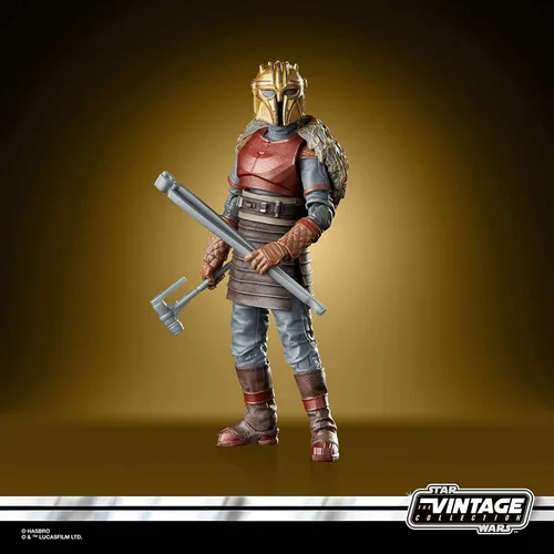 Vista 4 de STAR WARS The Vintage Collection The Armorer Toy - Figura de acción The Mandalorian a escala de 3.75 pulgadas, juguetes para niños de 4 años