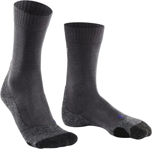 Vista 6 de Falke - Calcetines de senderismo para hombre, color negro