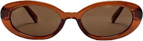 Vista 9 de VISOONE Retro Oval Y2K Trendy Sunglasses for Women Men Narrow Shades