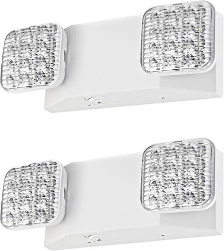 Vista 11 de Luces de emergencia LED con batería de respaldo, CA 120/277V, UL 924