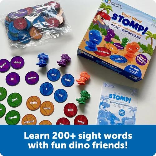 Vista 2 de Learning Resources Sight Word Stomp! - Juguetes del alfabeto
